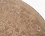 فرش گرد وینتیج 3015 نسکافه‌ای کرم - تصویر 2